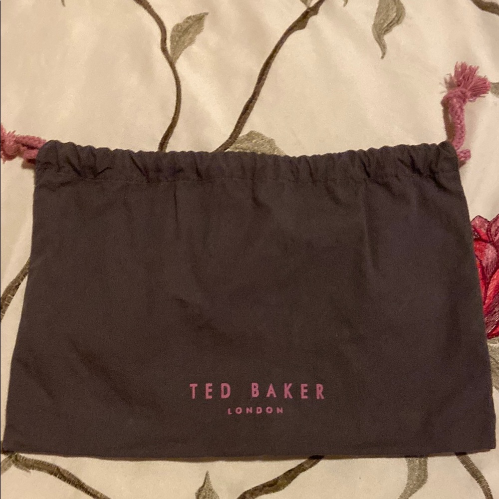 Ted Baker Dark Grey Drawstring Pouch/dust bag